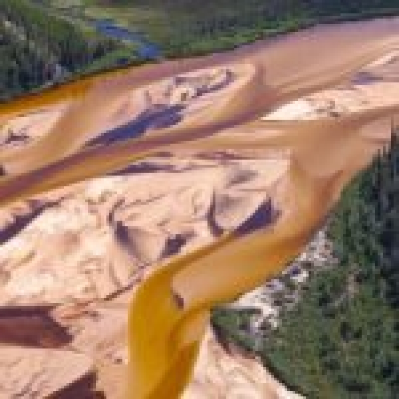 Những cồn cát kỳ lạ ở Hồ Athabasca, Canada